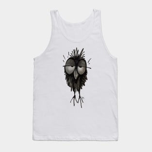 Funny Sleepy Owl Tank Top